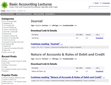 Tablet Screenshot of accountinglectures.com